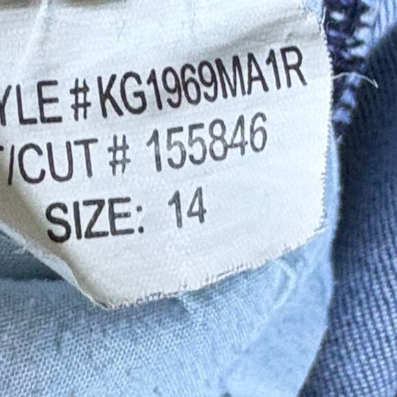 KUT from the Kloth Lucy High Rise Wide Leg Jeans Women’s 14 Blue Denim - Picture 10 of 12